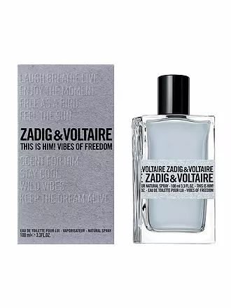 ZADIG & VOLTAIRE | This is Vibes of Freedom pour lui Eau de Parfum 100ml | 